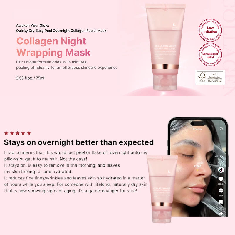 Korean Collagen Peel Masks